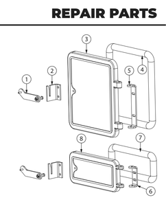 Repair Parts 2 Diagram and Parts List for AW40E  US Stove Company Heating Stove